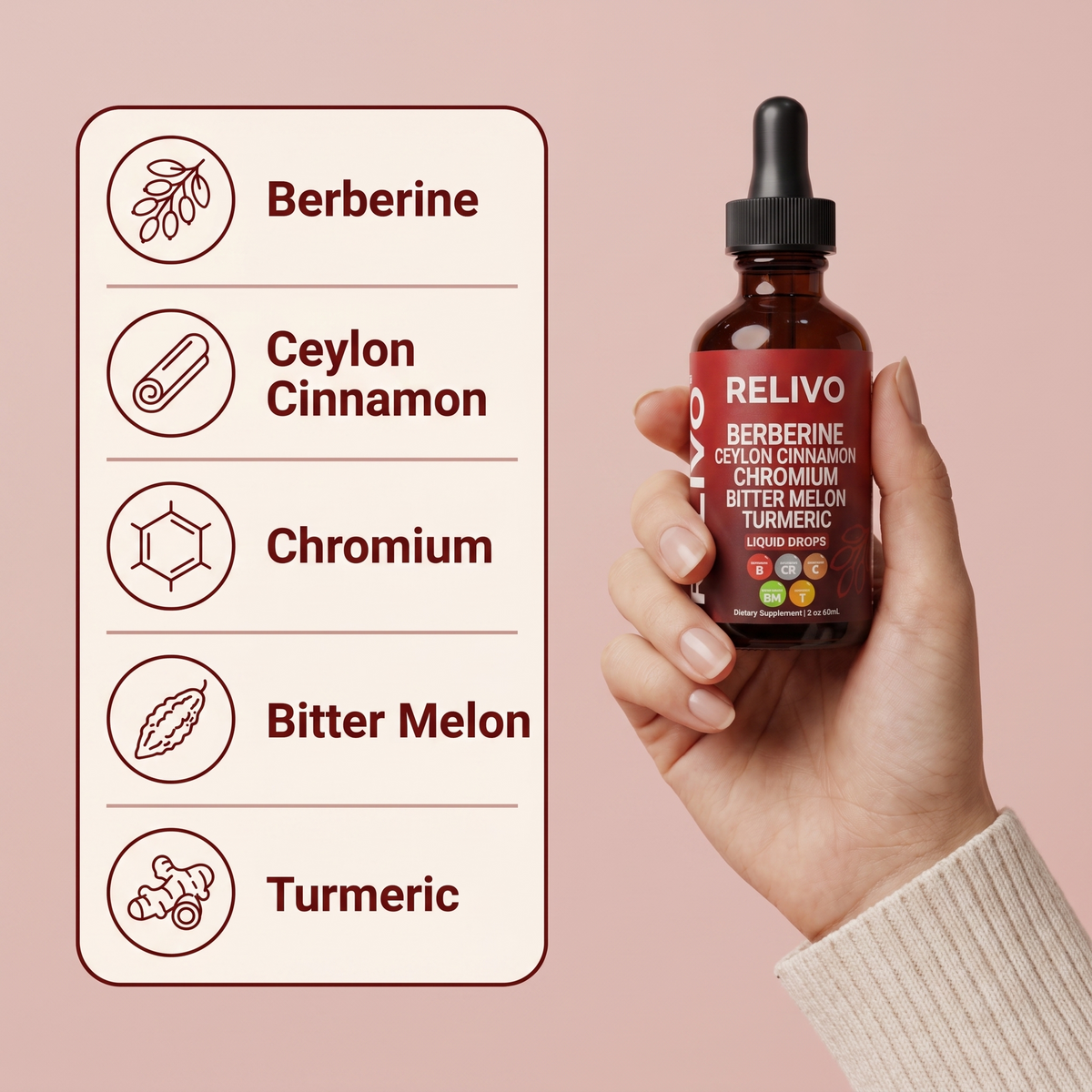 Relivo™ Berberine Liquid Drops